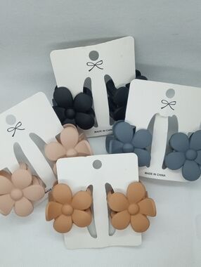 FLORAL HAIR CLIPS BUNDLE